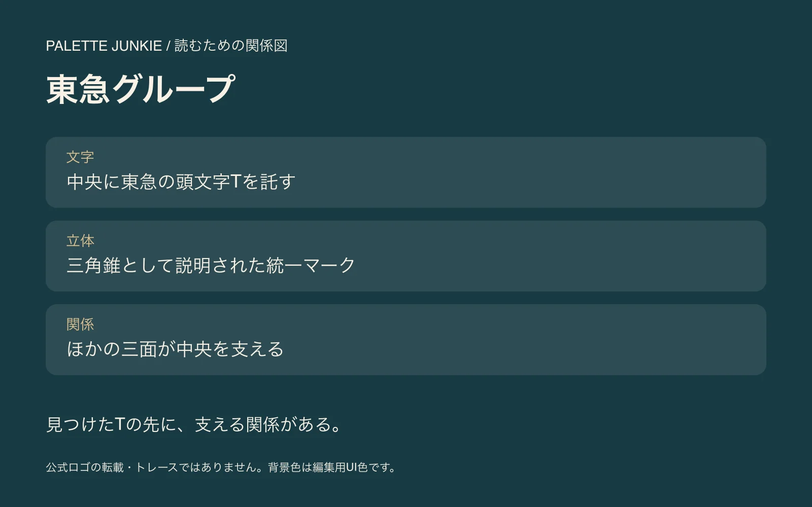 東急グループの公式説明を意味と時点に分けて読む独自の関係図